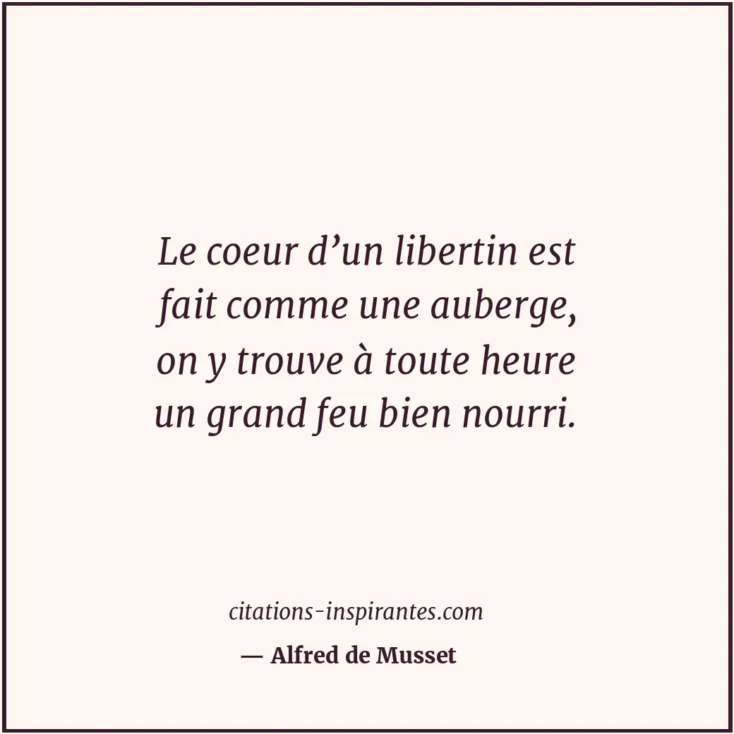 Citation de Alfred de Musset