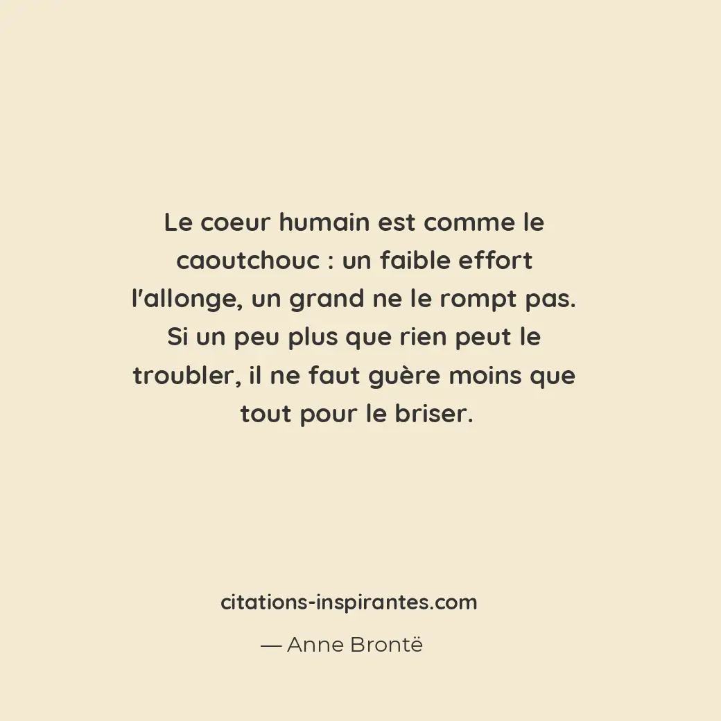 Citation de Anne Brontë