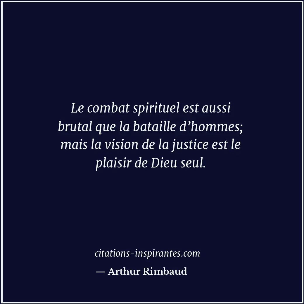 Citation de Arthur Rimbaud
