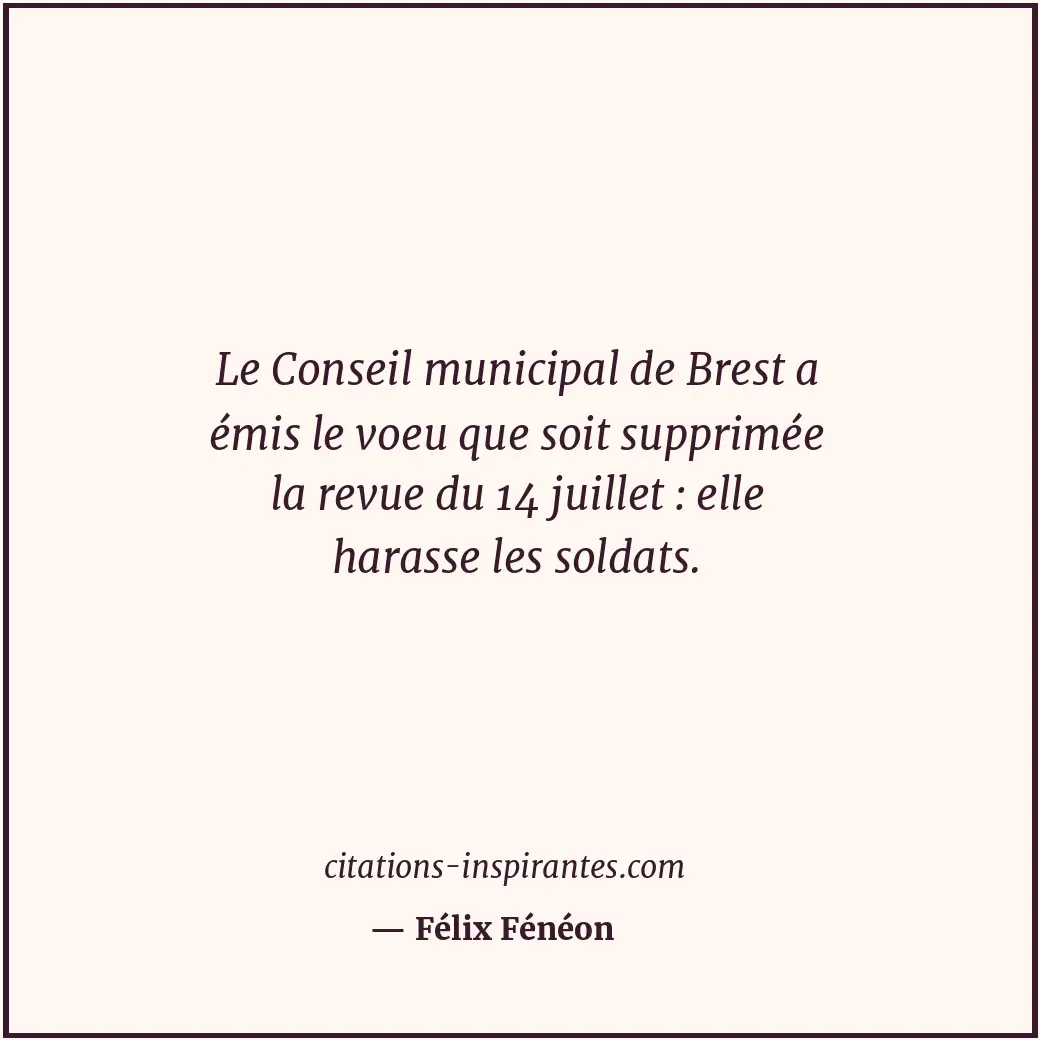 Citation de Félix Fénéon