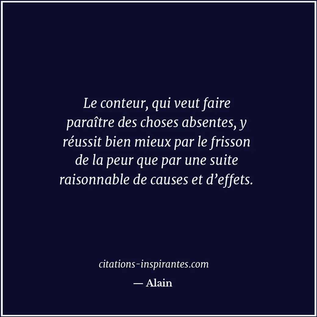 Citation de Alain