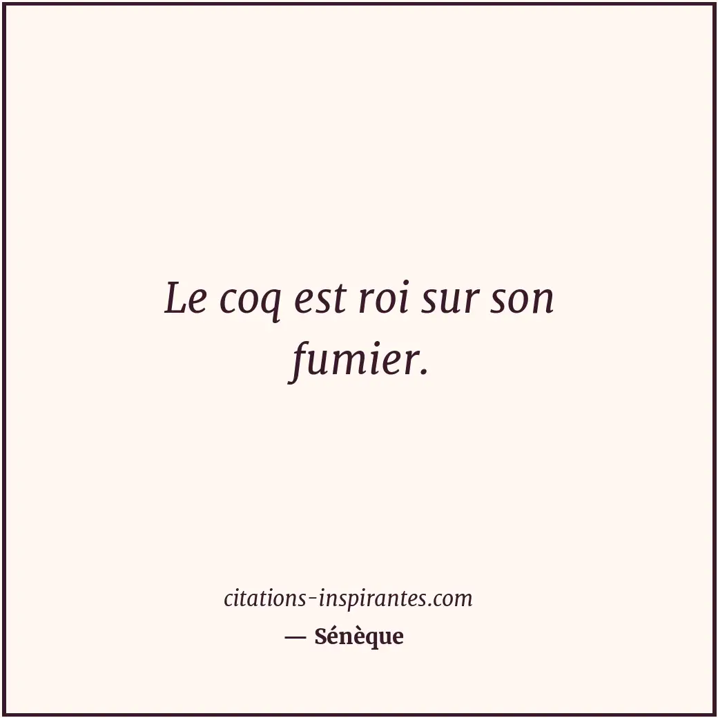 Citation de Sénèque