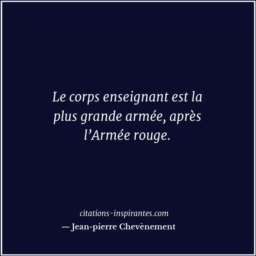 Citation de Jean-pierre Chevènement