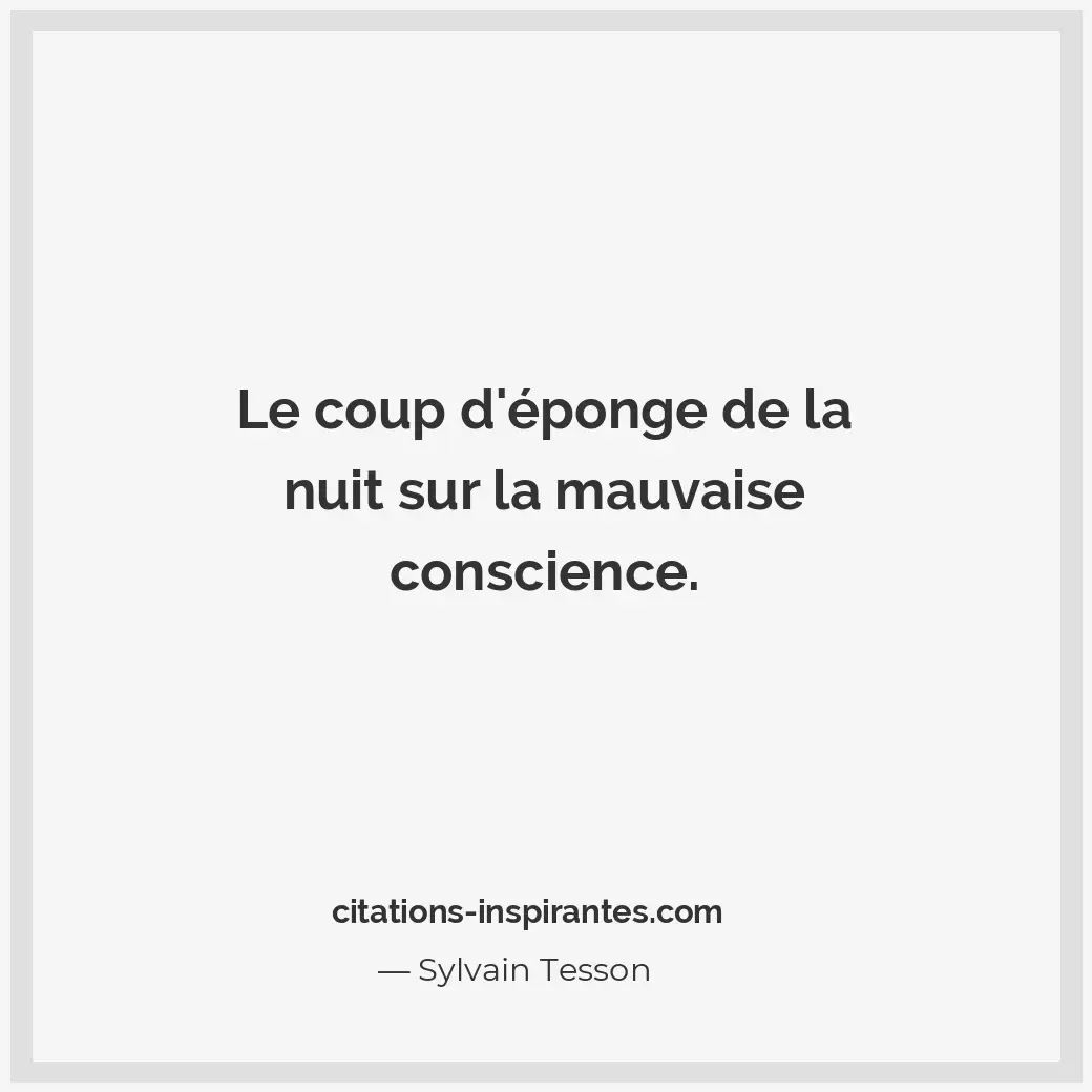 Citation de Sylvain Tesson