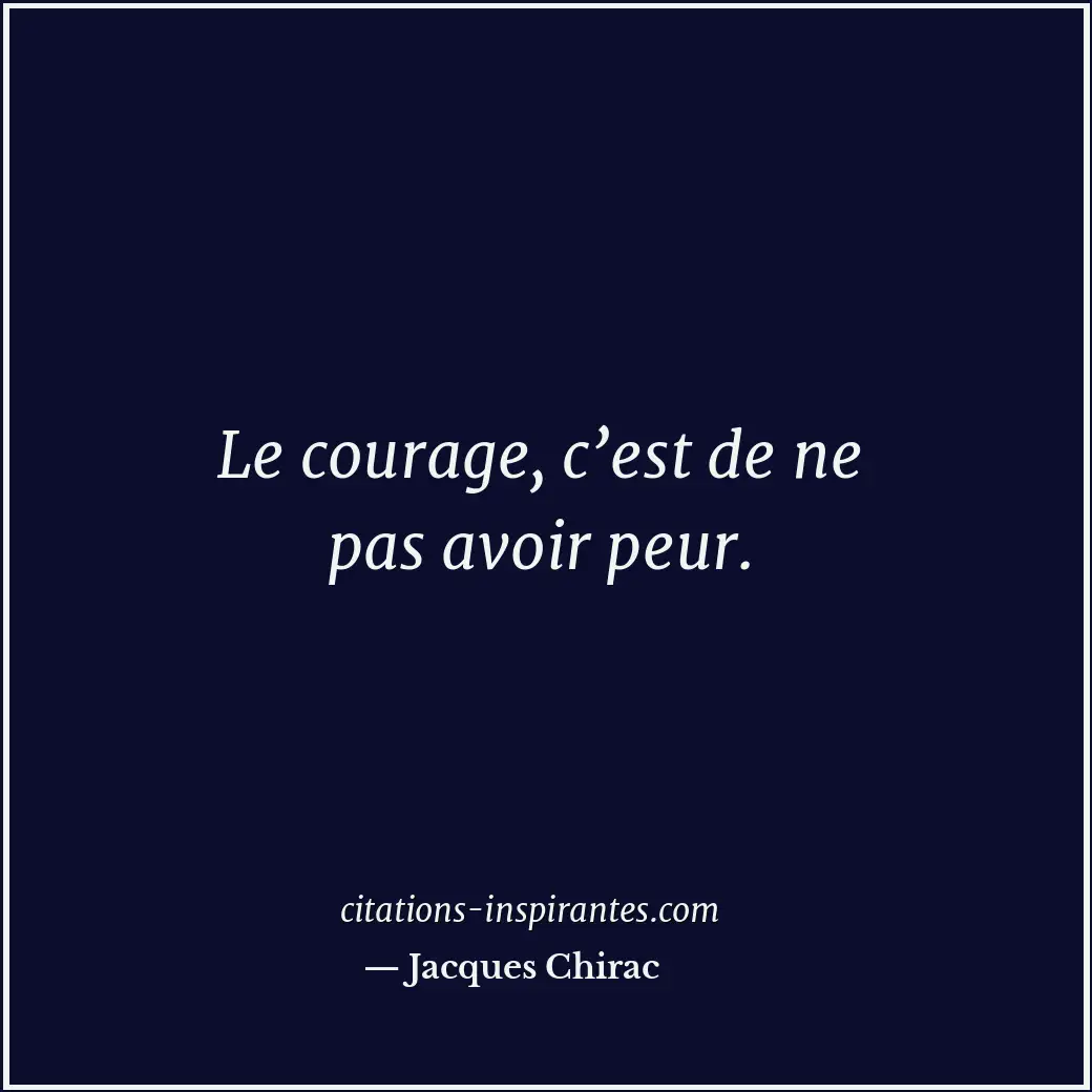Citation de Jacques Chirac