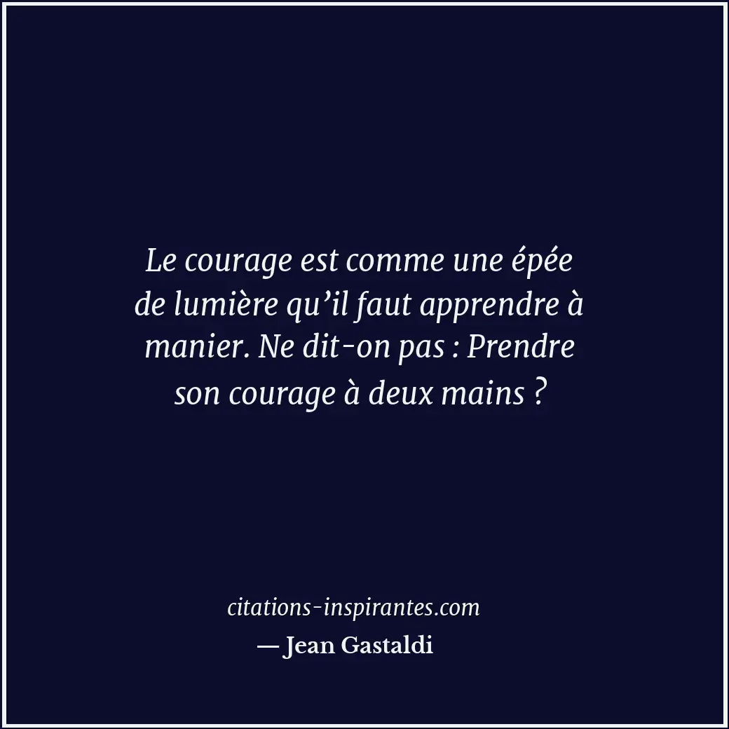 Citation de Jean Gastaldi