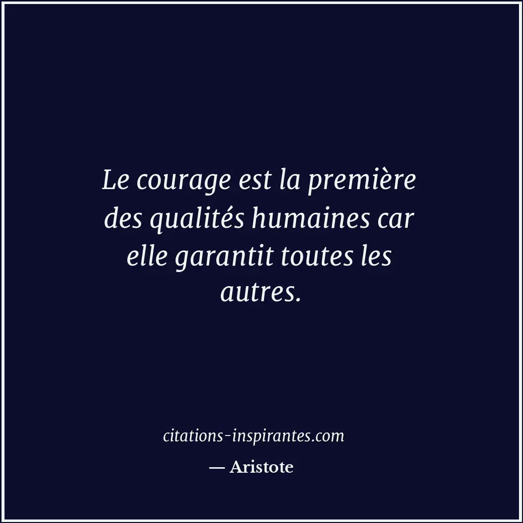 Citation de Aristote