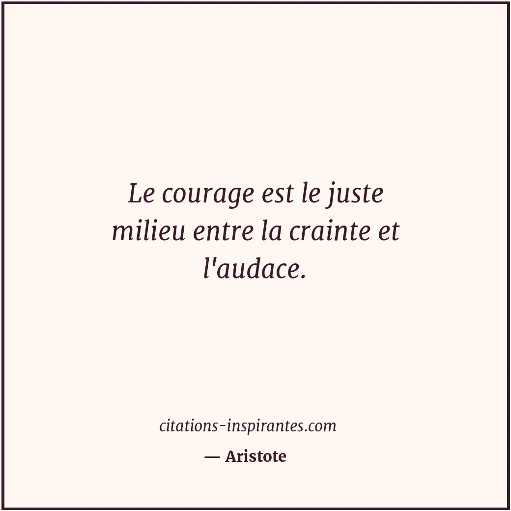 Citation de Aristote