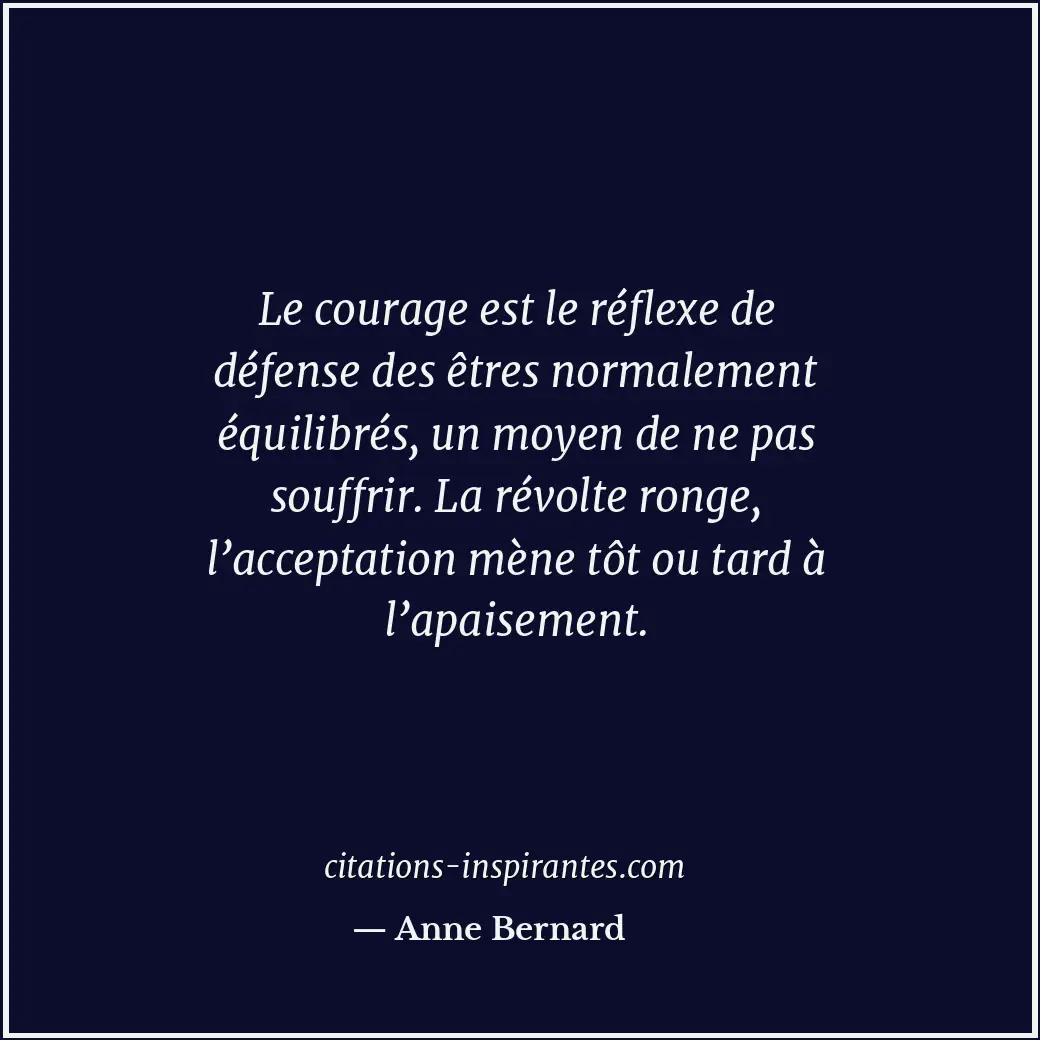 Citation de Anne Bernard