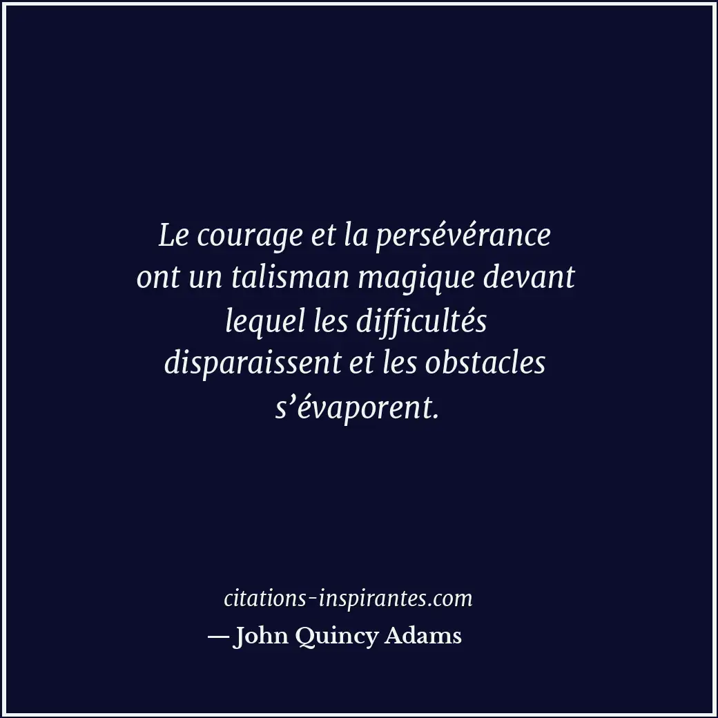 Citation de John Quincy Adams
