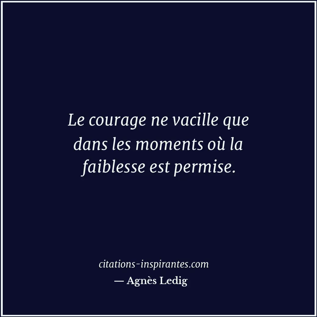 Citation de Agnès Ledig