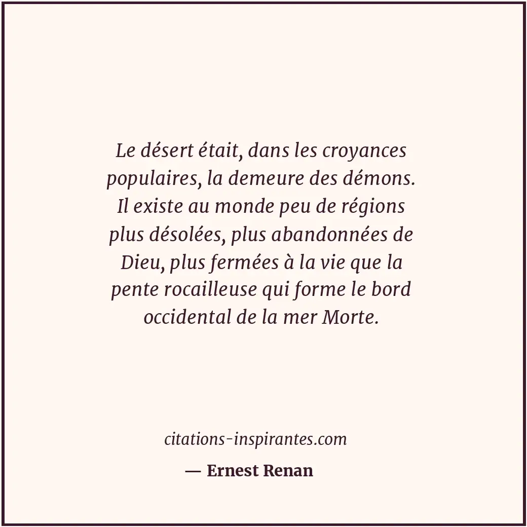 Citation de Ernest Renan