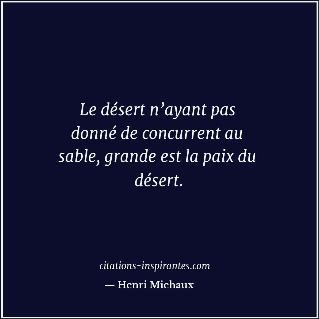 Citation de Henri Michaux