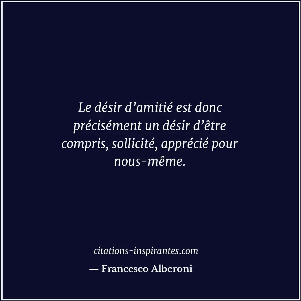 Citation de Francesco Alberoni