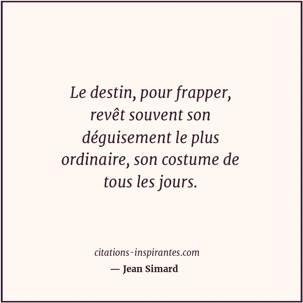 Citation de Jean Simard