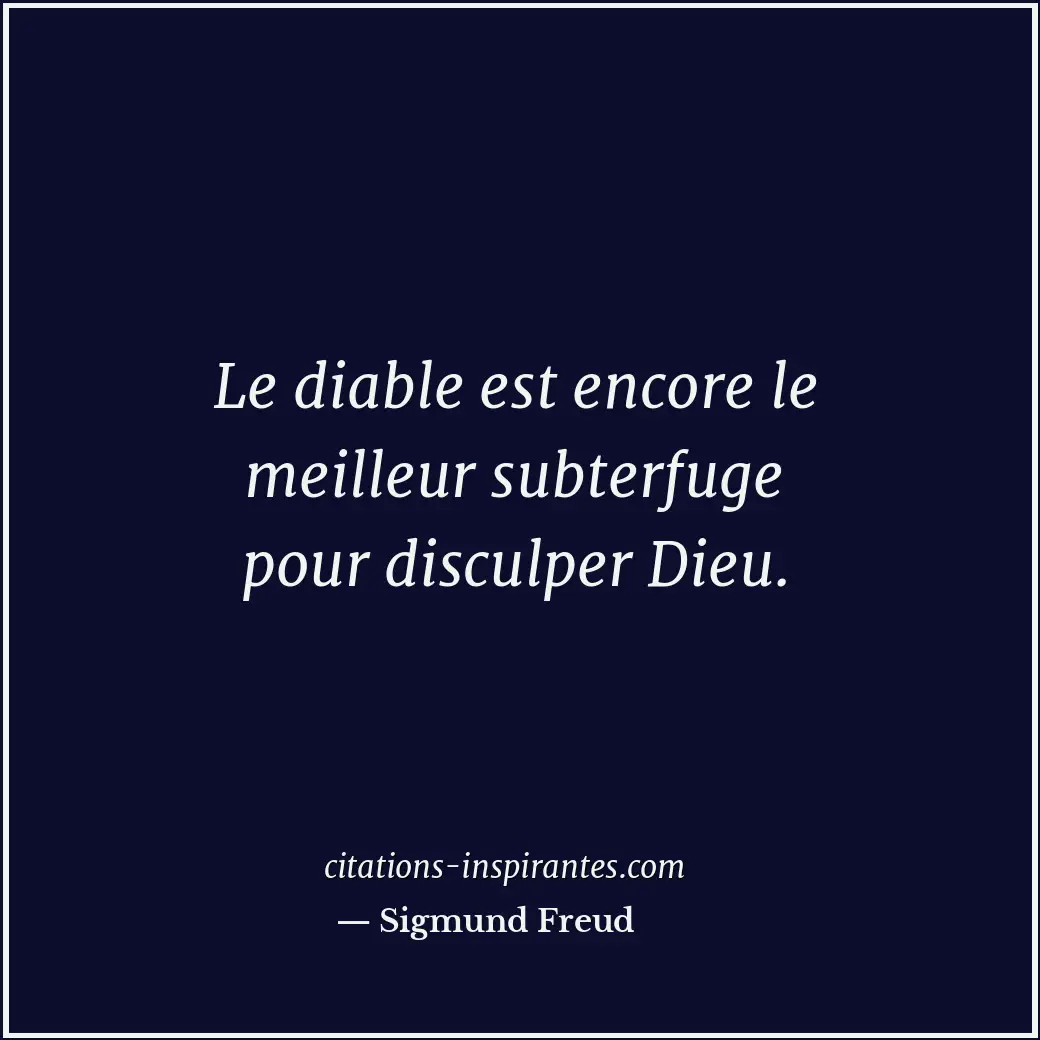 Citation de Sigmund Freud