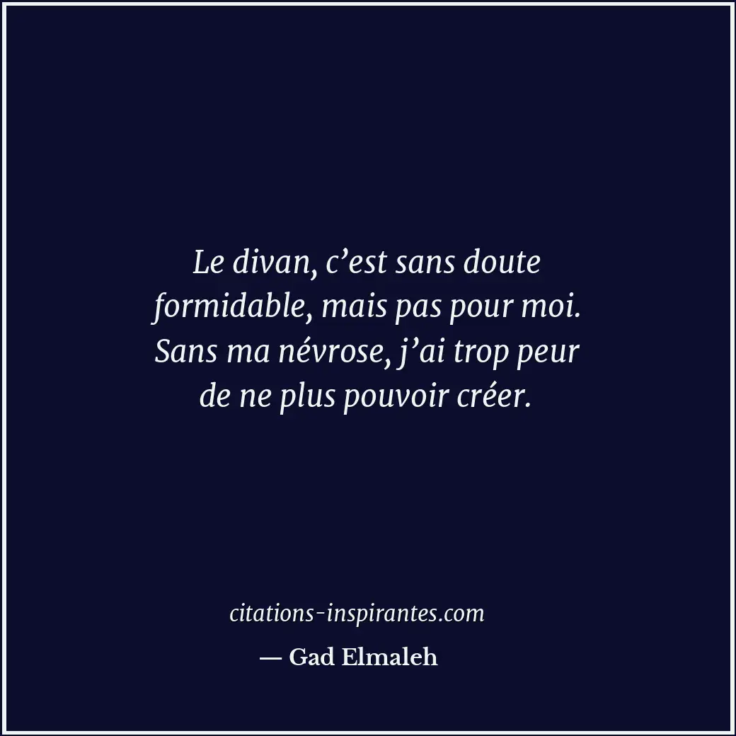 Citation de Gad Elmaleh