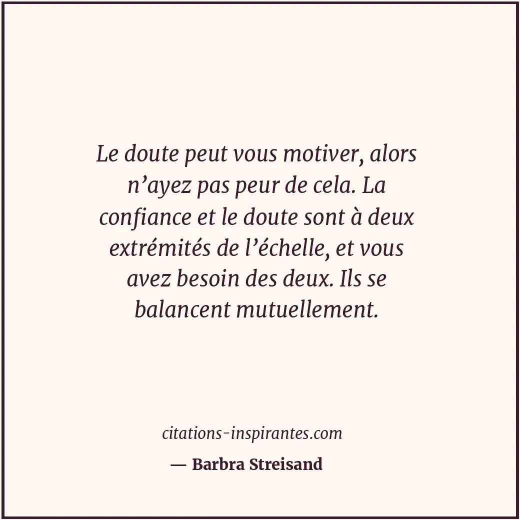 Citation de Barbra Streisand