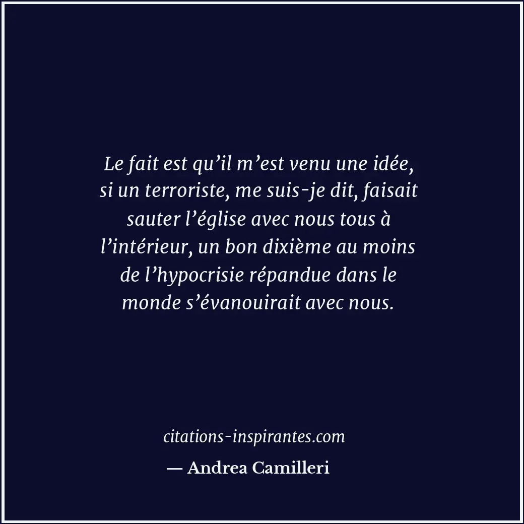 Citation de Andrea Camilleri