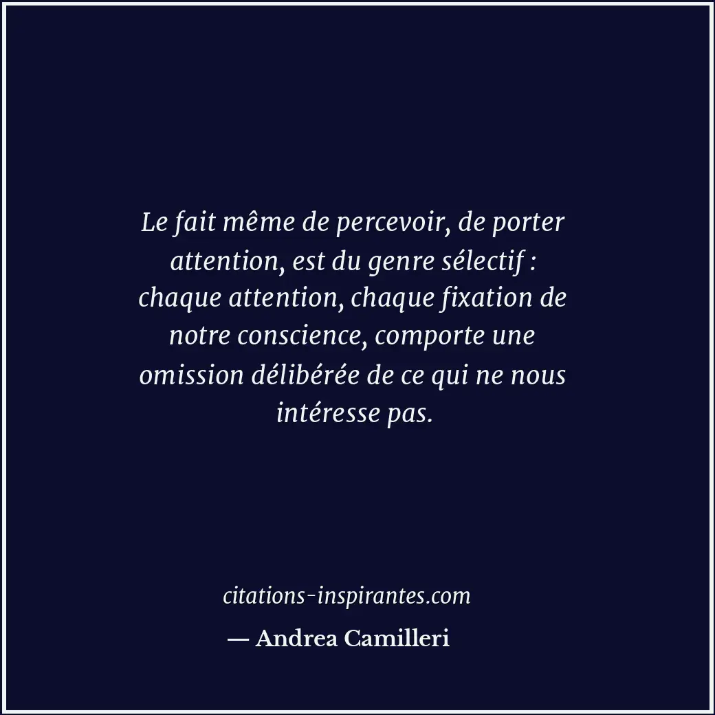 Citation de Andrea Camilleri