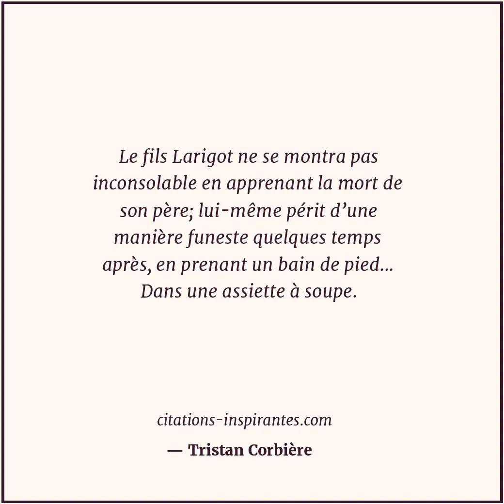 Citation de Tristan Corbière