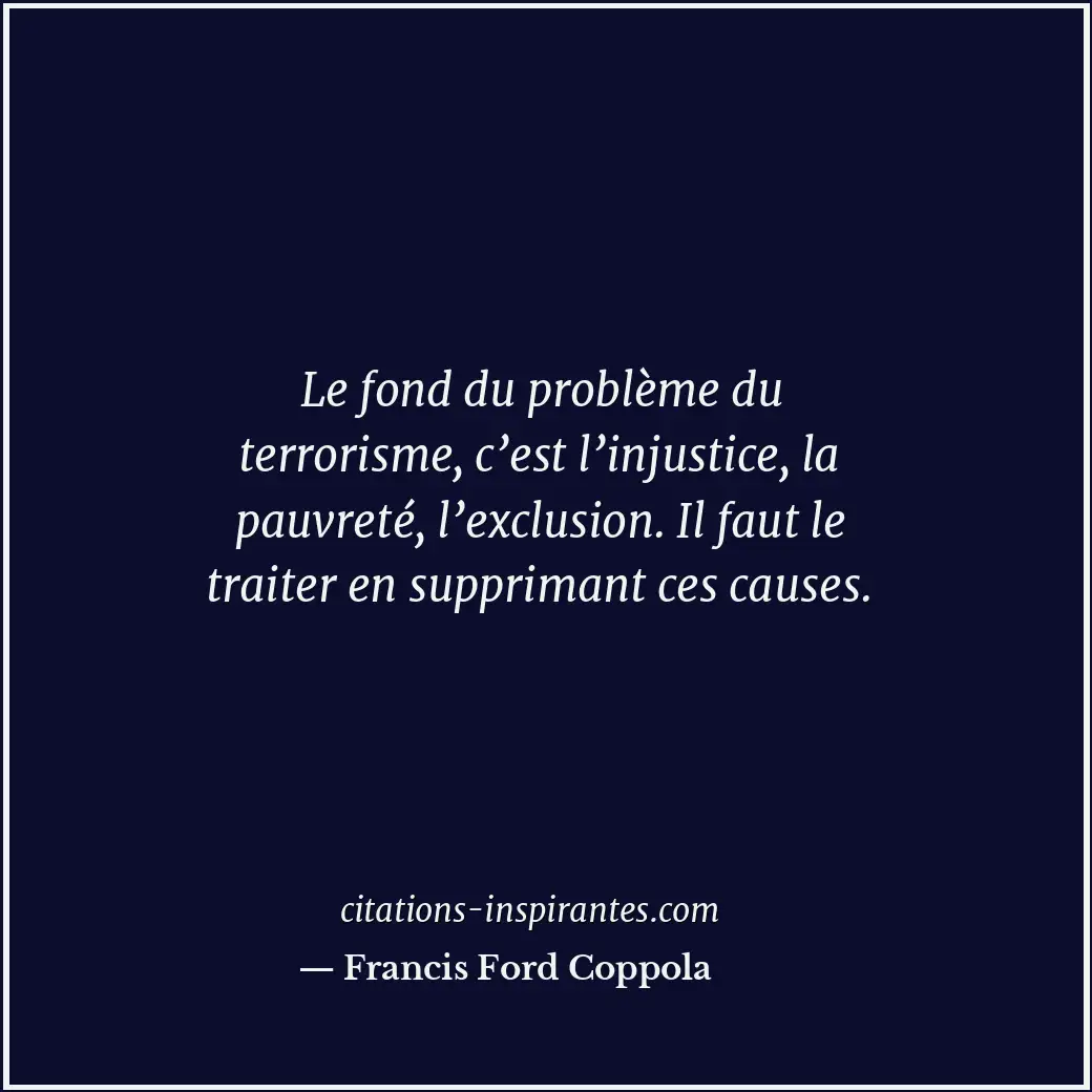 Citation de Francis Ford Coppola