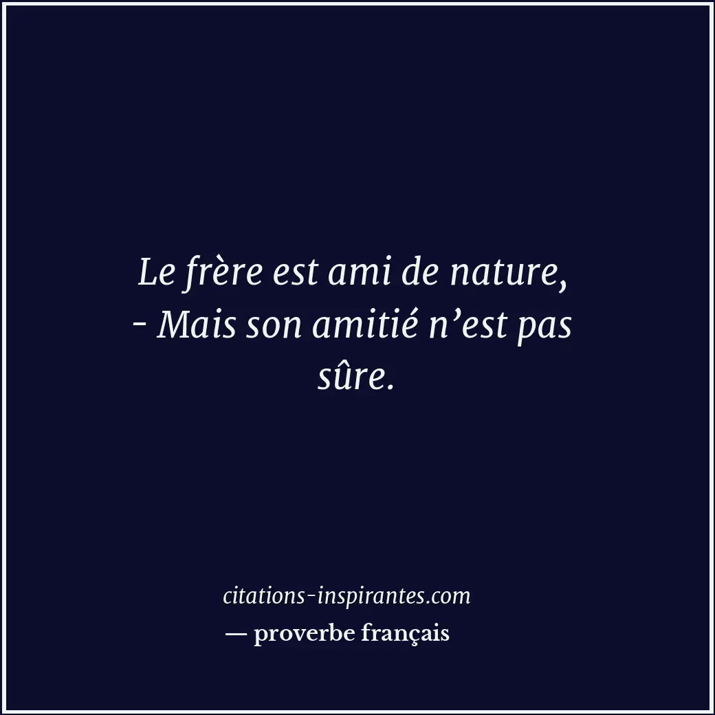 Citation de proverbe français