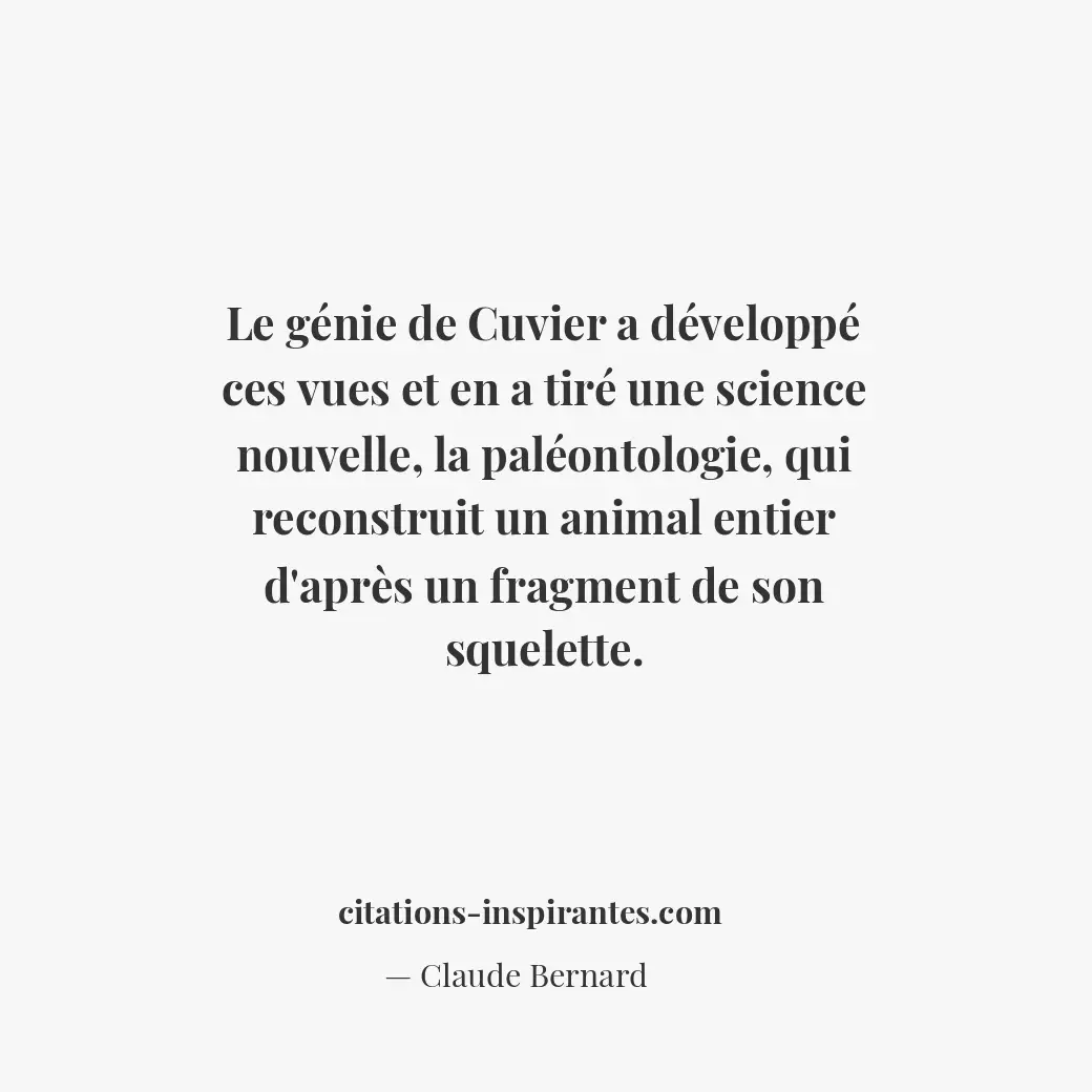 Citation de Claude Bernard
