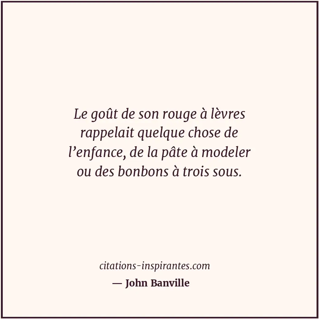 Citation de John Banville