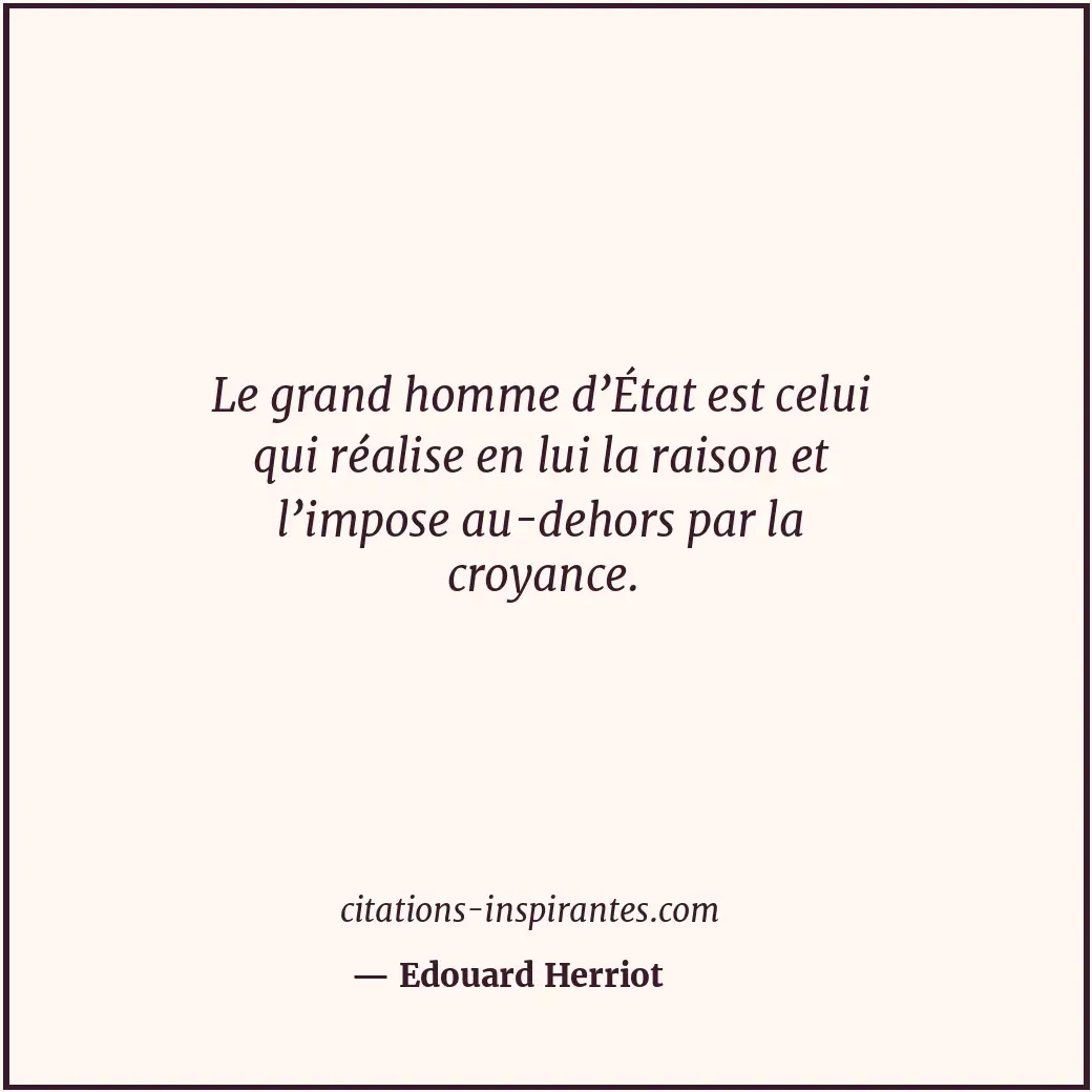 Citation de Edouard Herriot