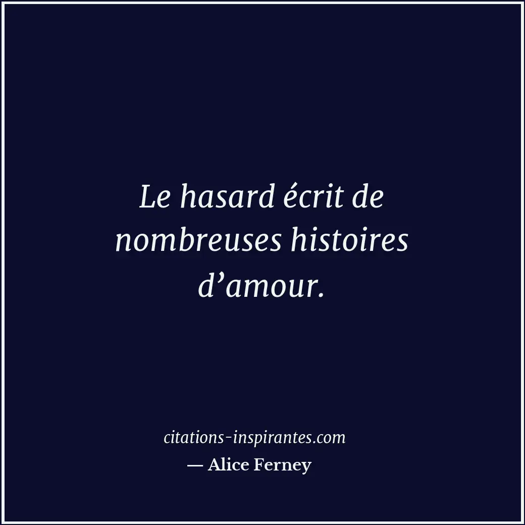 Citation de Alice Ferney