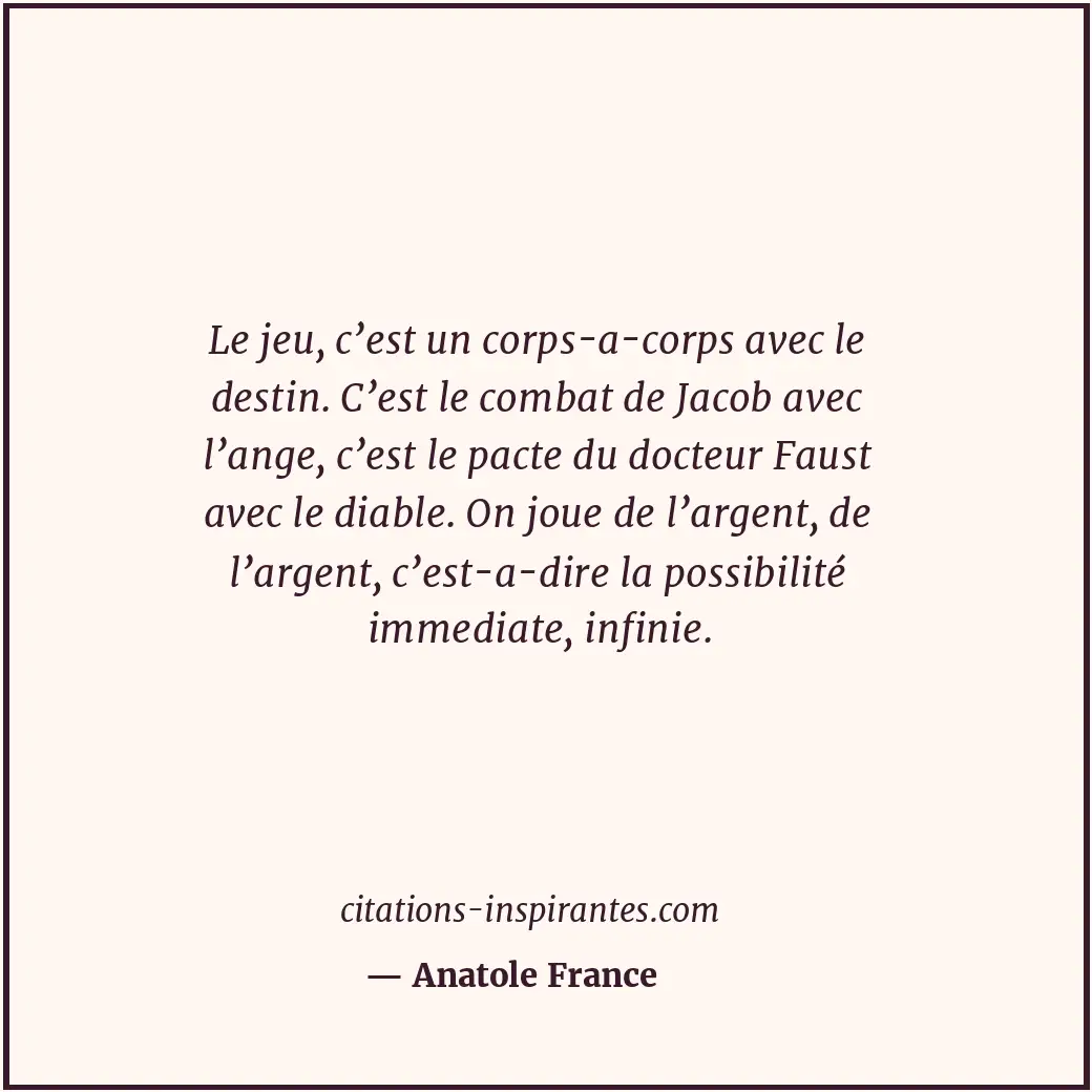 Citation de Anatole France