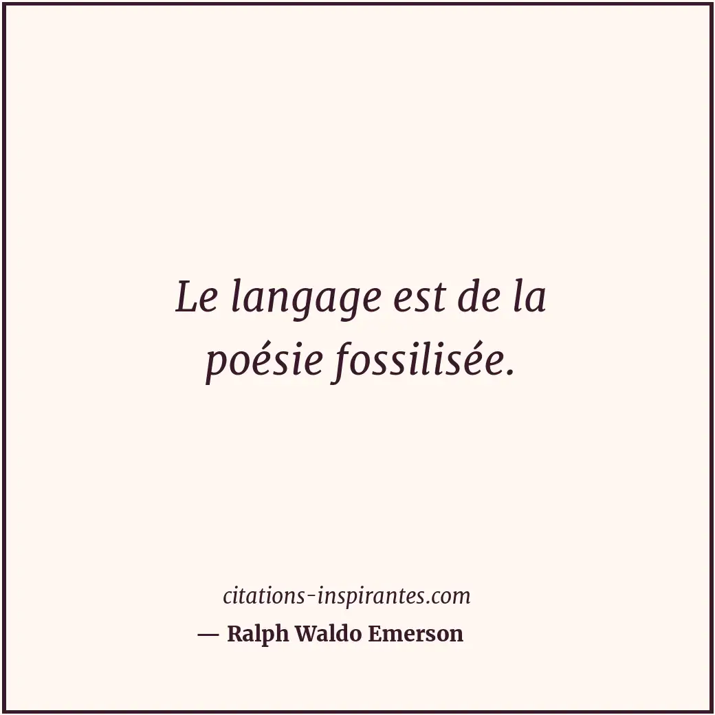 Citation de Ralph Waldo Emerson