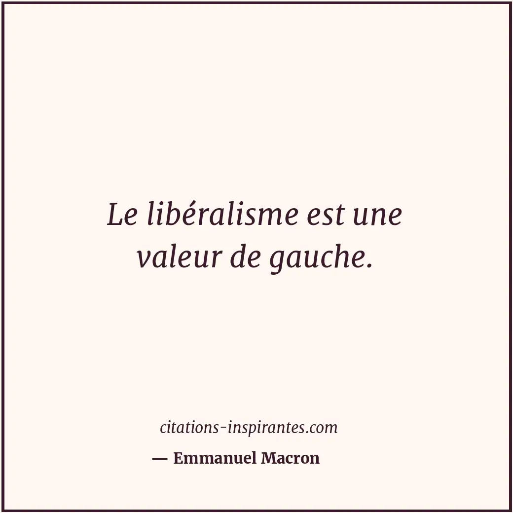 Citation de Emmanuel Macron
