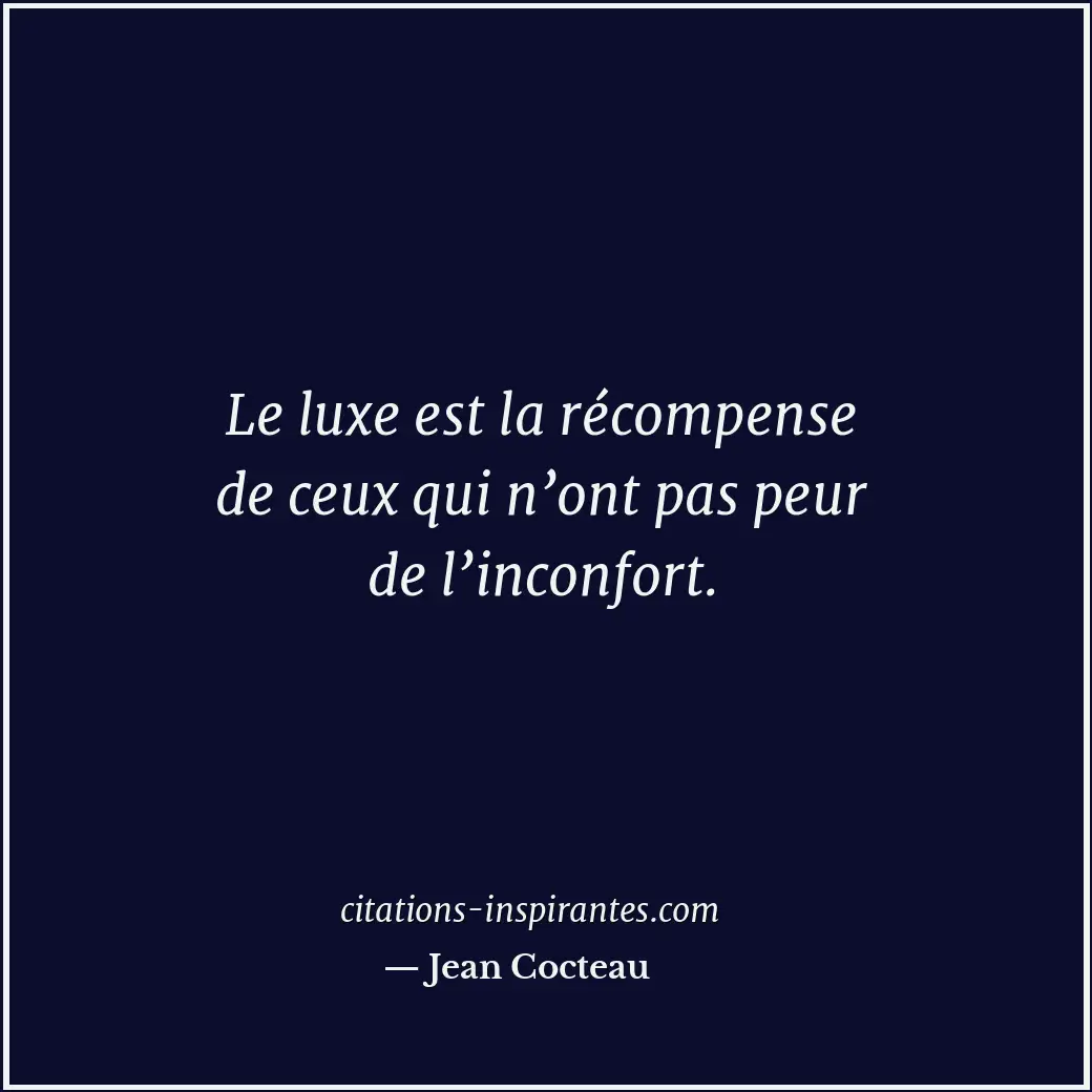 Citation de Jean Cocteau