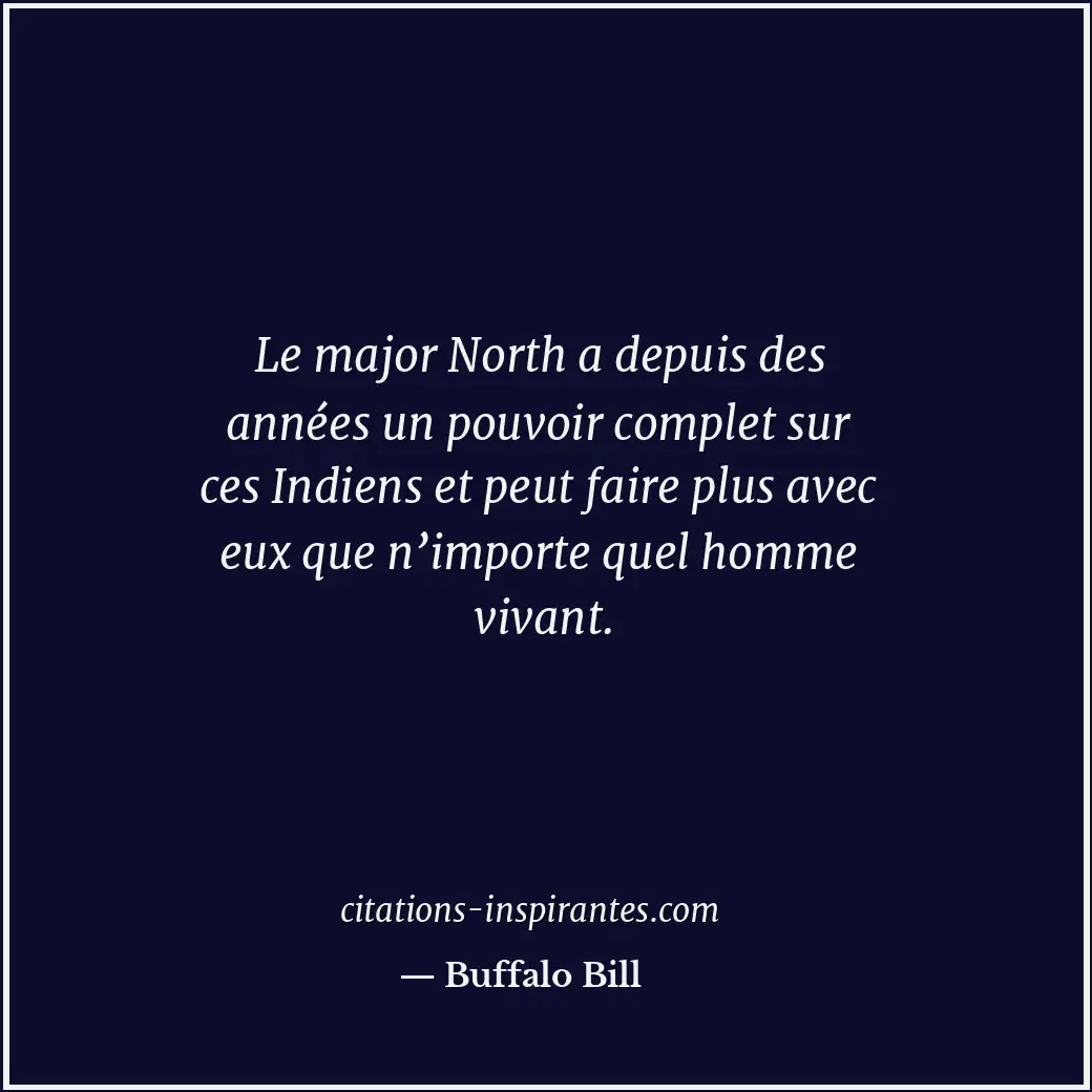 Citation de Buffalo Bill