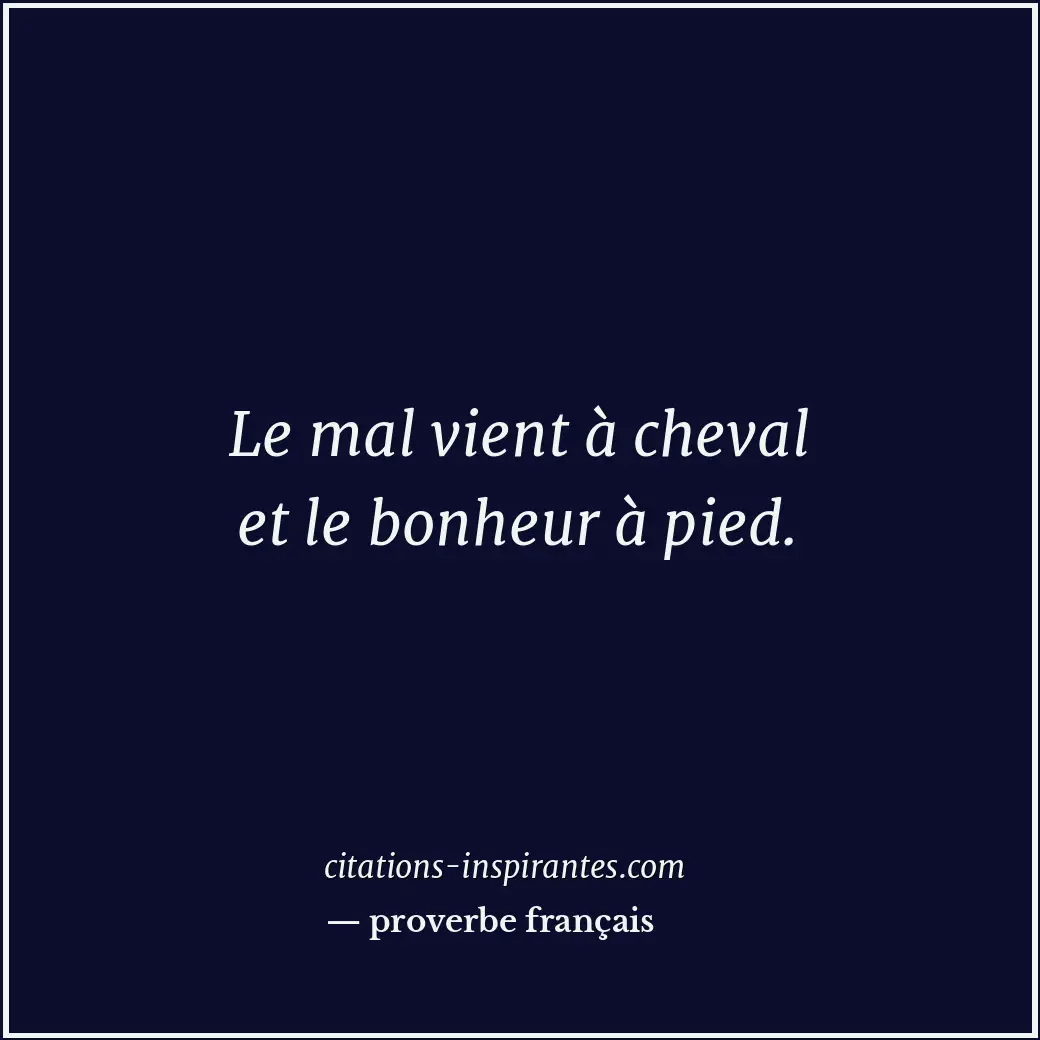 Citation de proverbe français