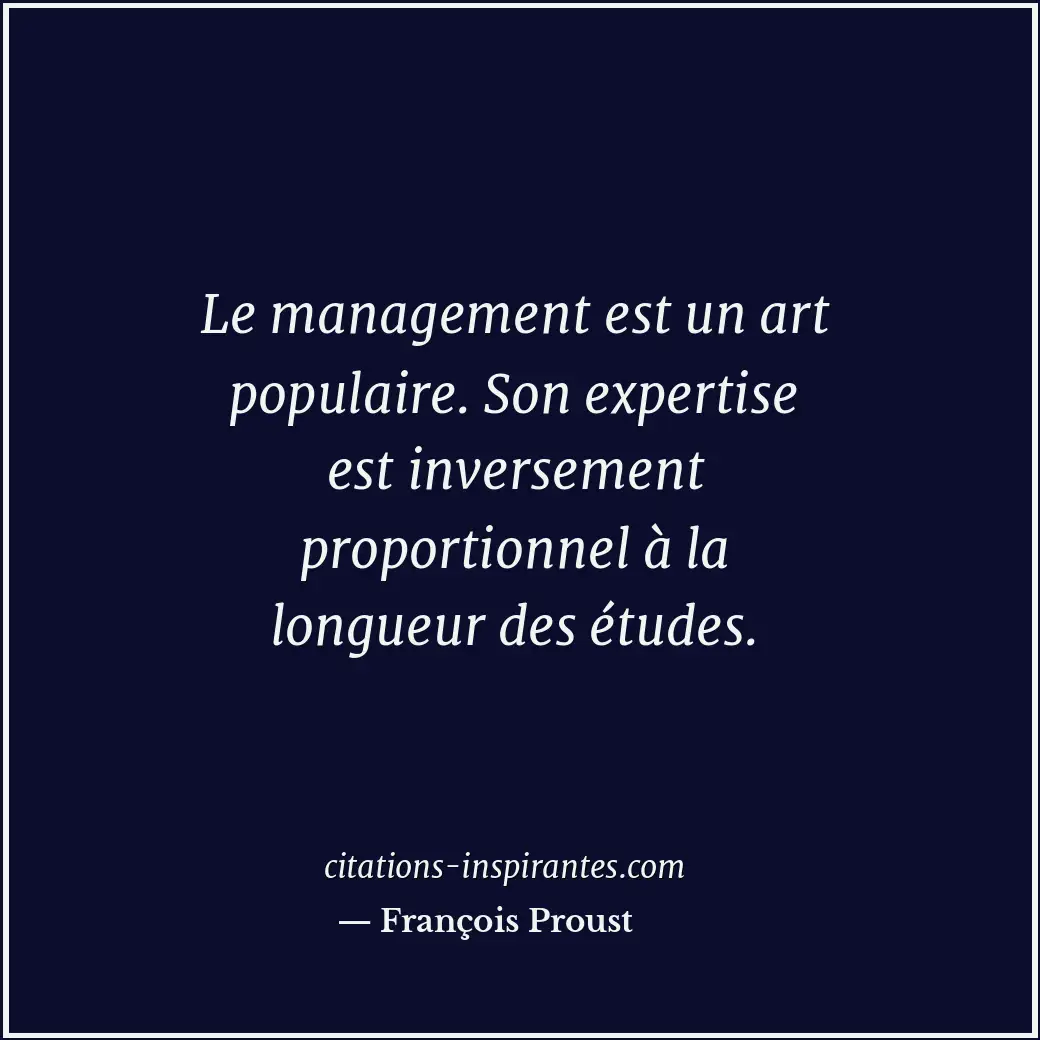 Citation de François Proust