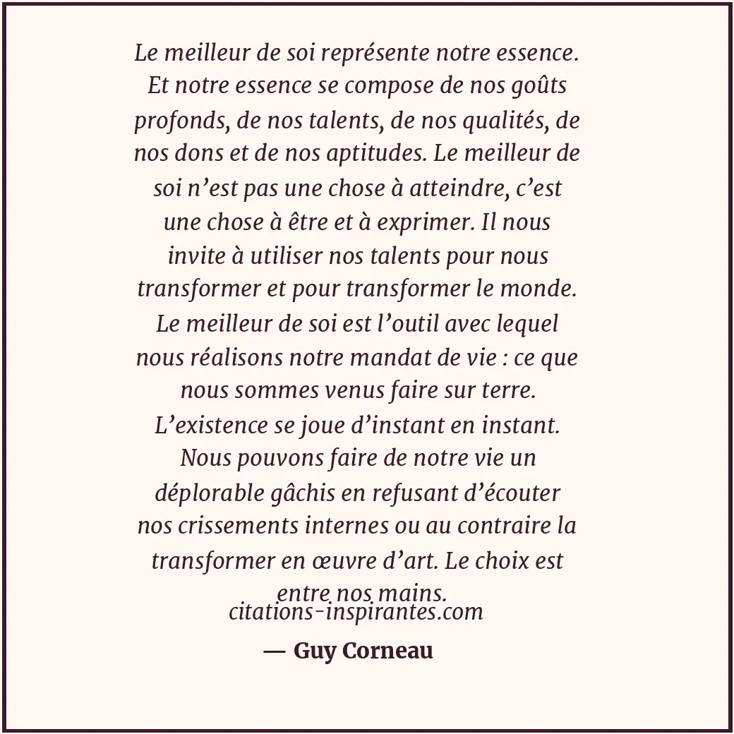 Citation de Guy Corneau