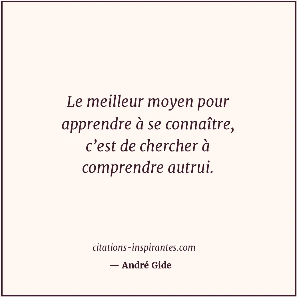 Citation de André Gide