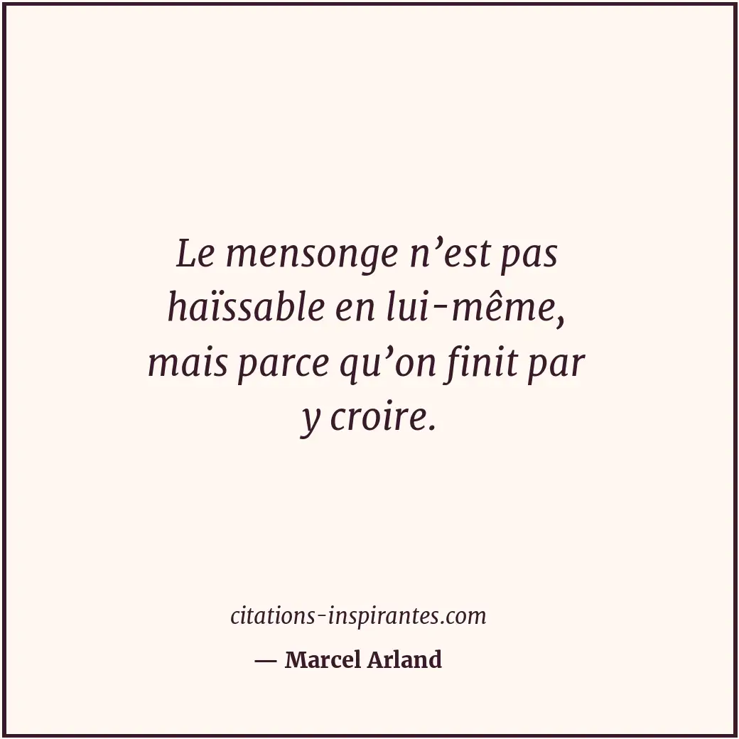 Citation de Marcel Arland