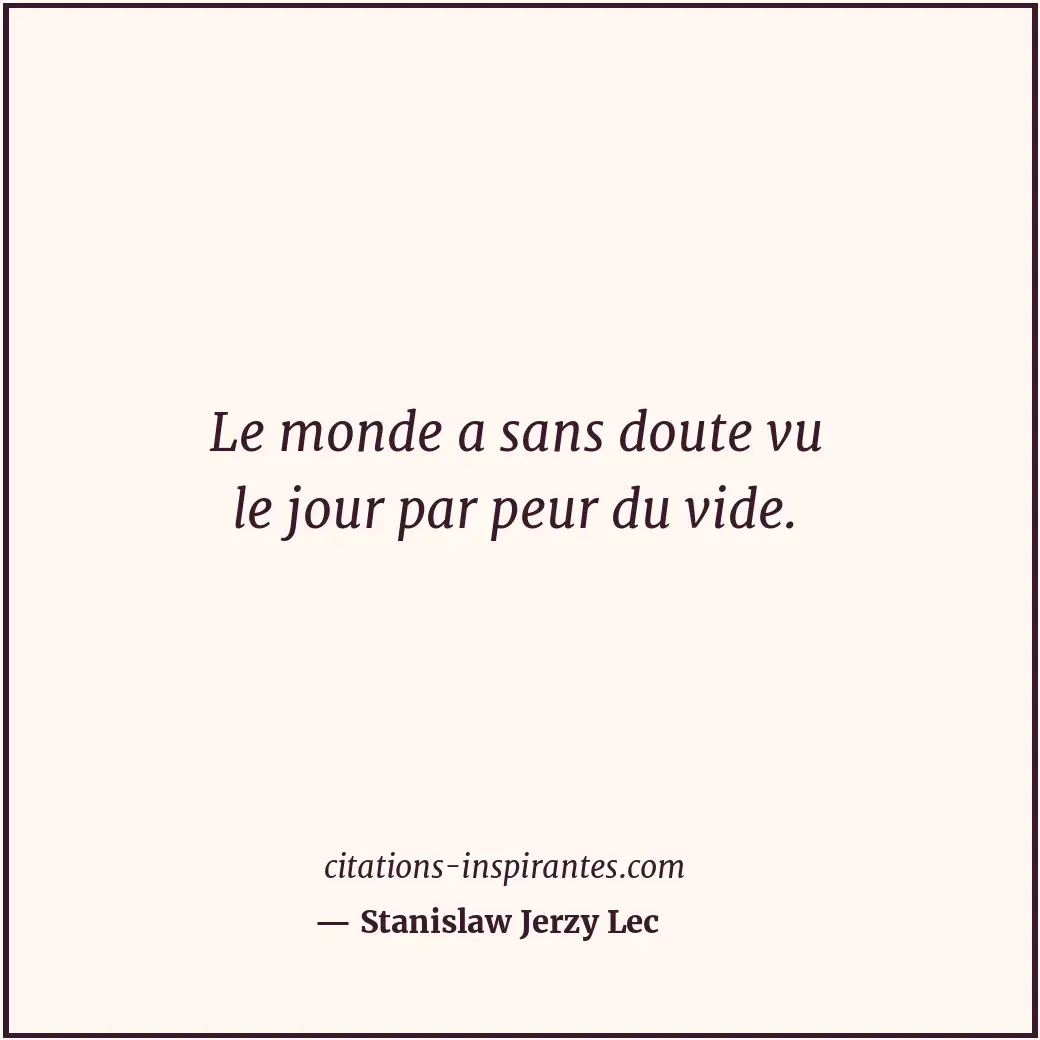 Citation de Stanislaw Jerzy Lec