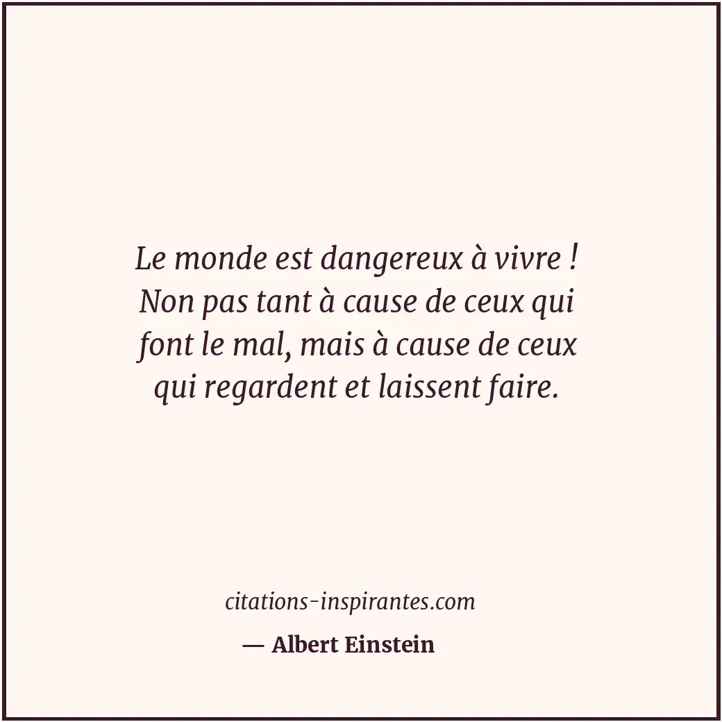 Citation de Albert Einstein
