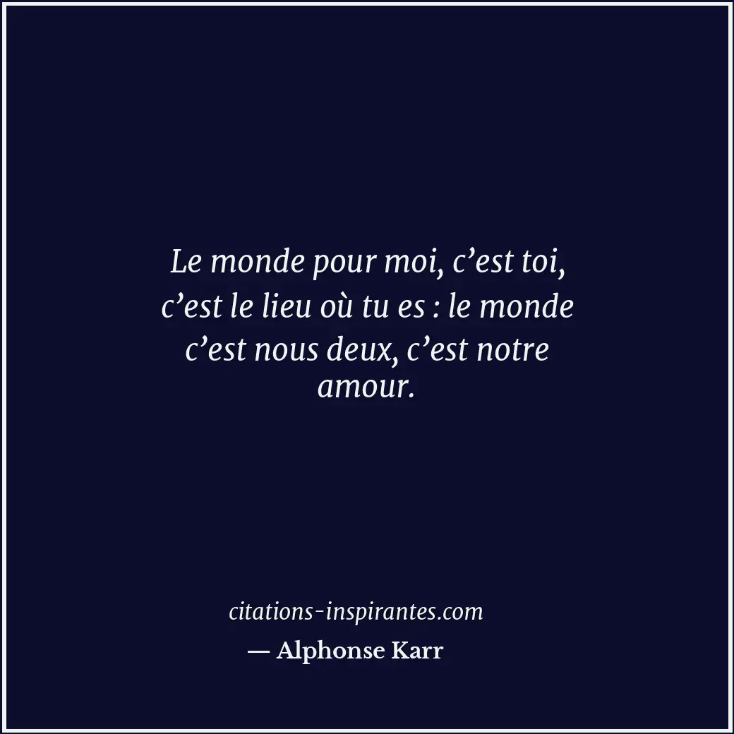 Citation de Alphonse Karr