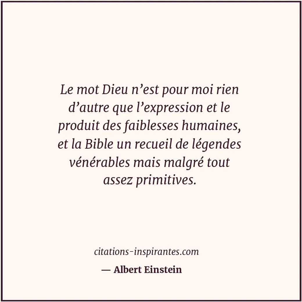 Citation de Albert Einstein
