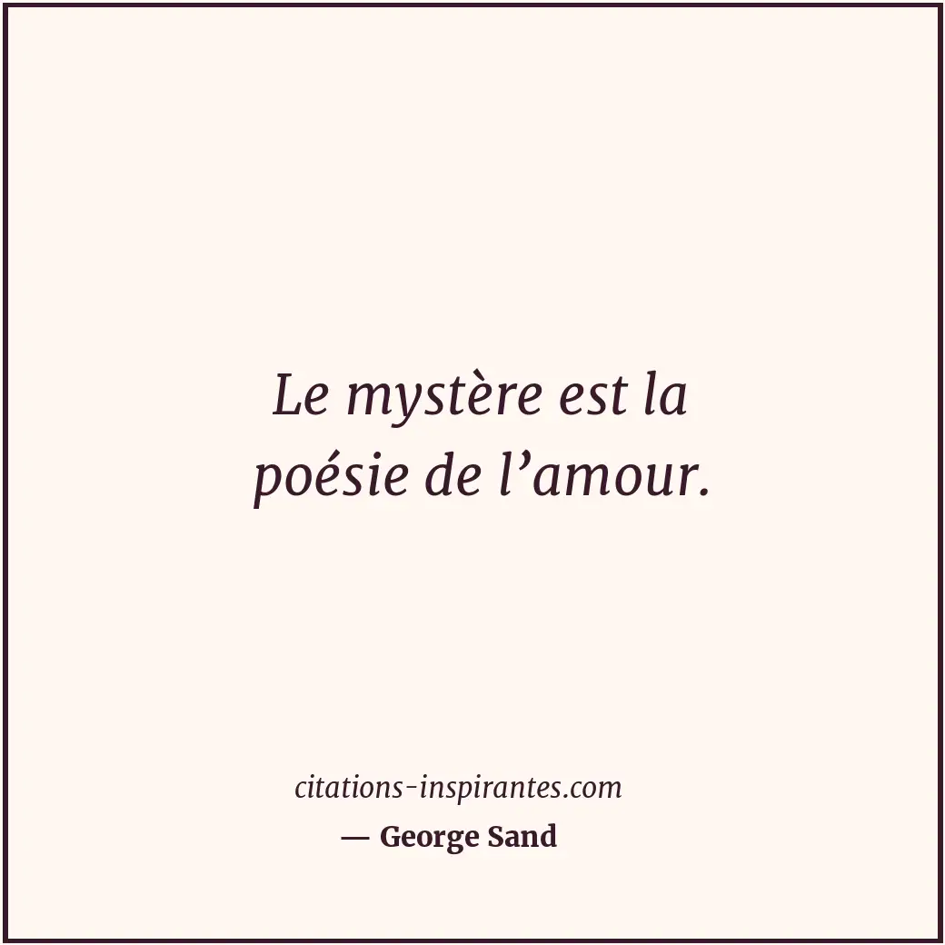 Citation de George Sand