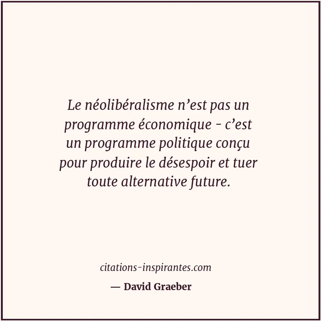 Citation de David Graeber
