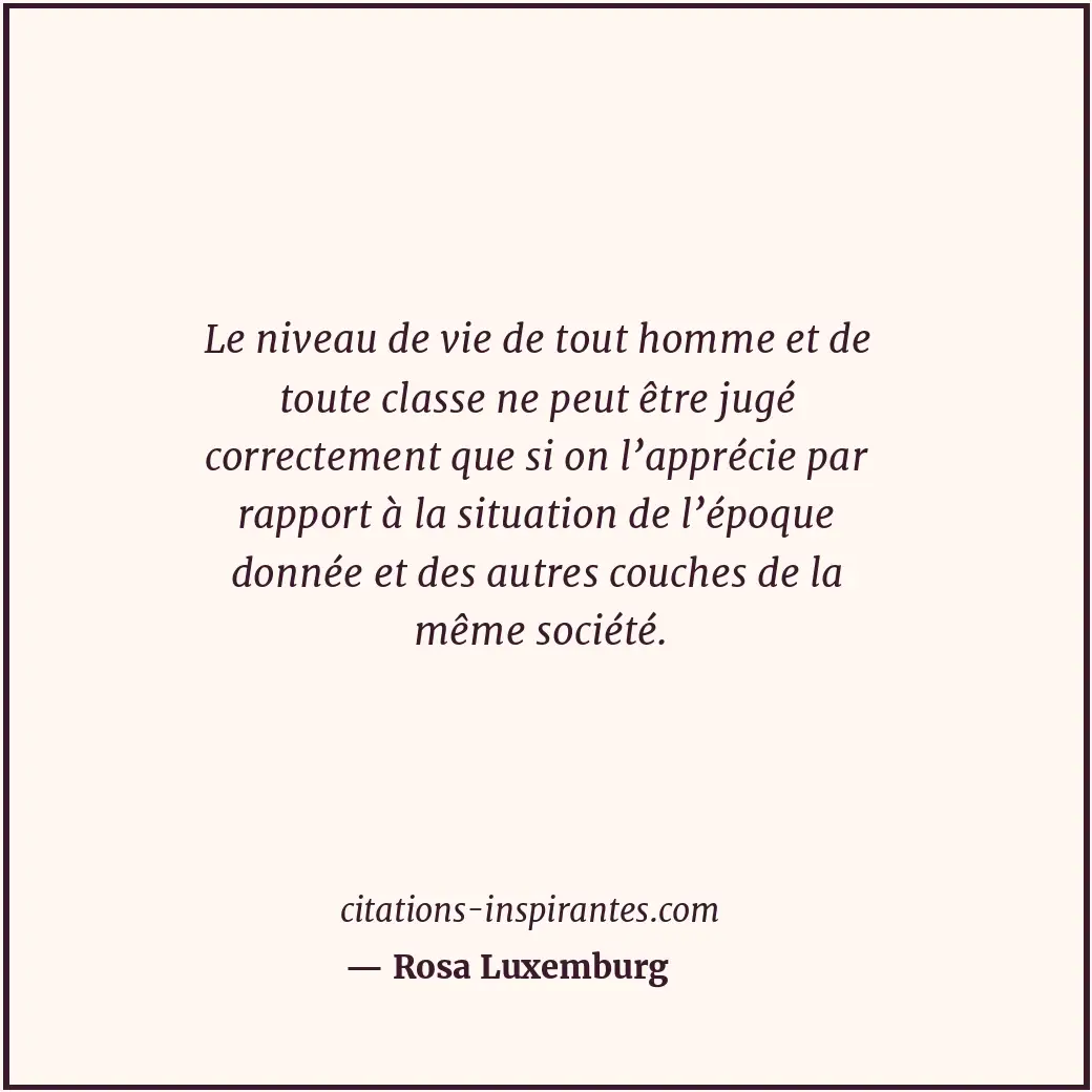 Citation de Rosa Luxemburg