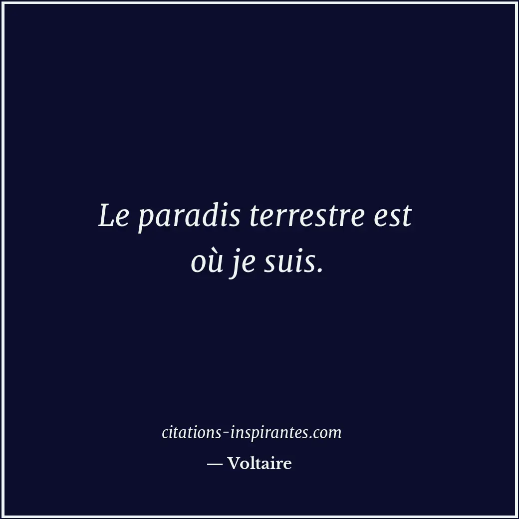 Citation de Voltaire