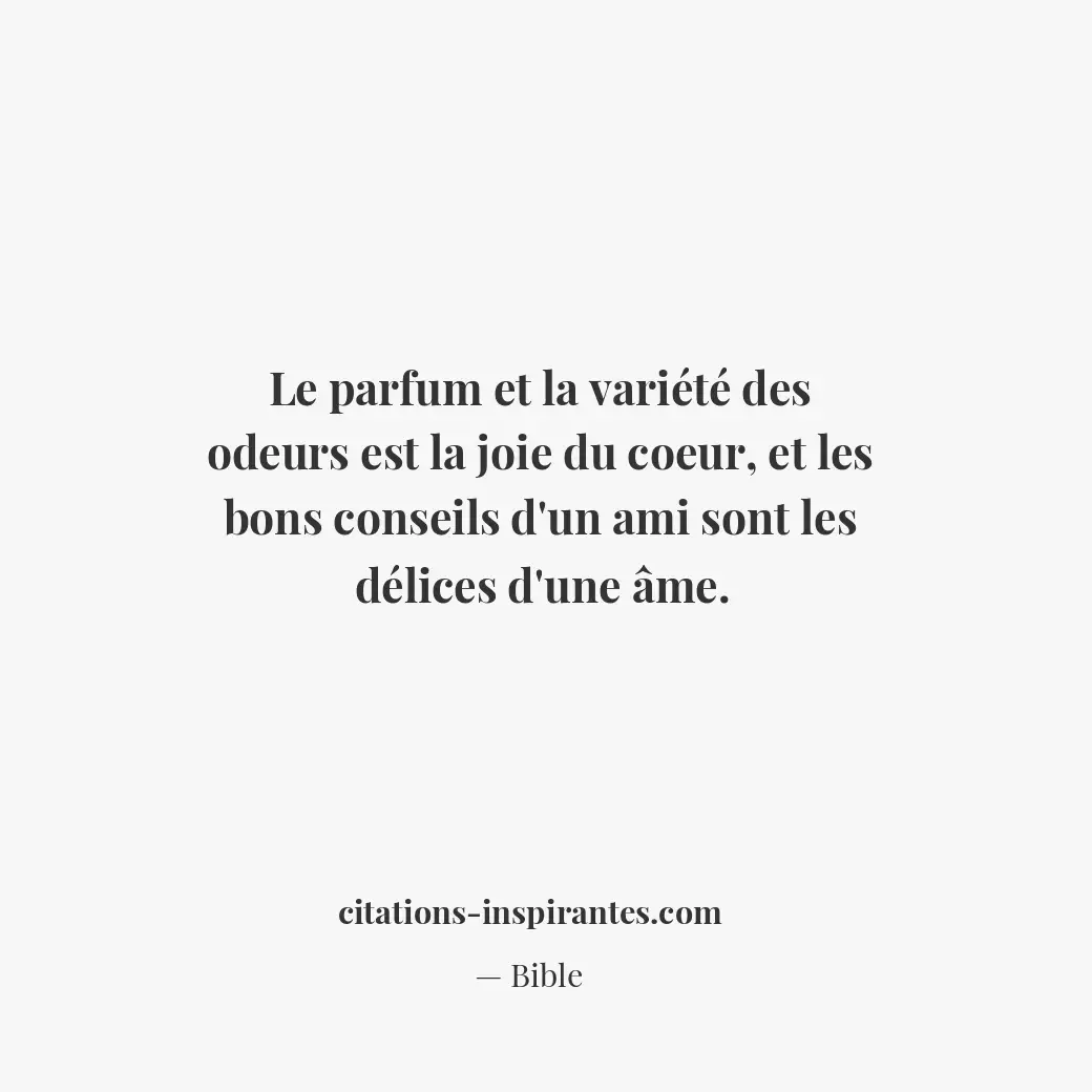 Citation de Bible